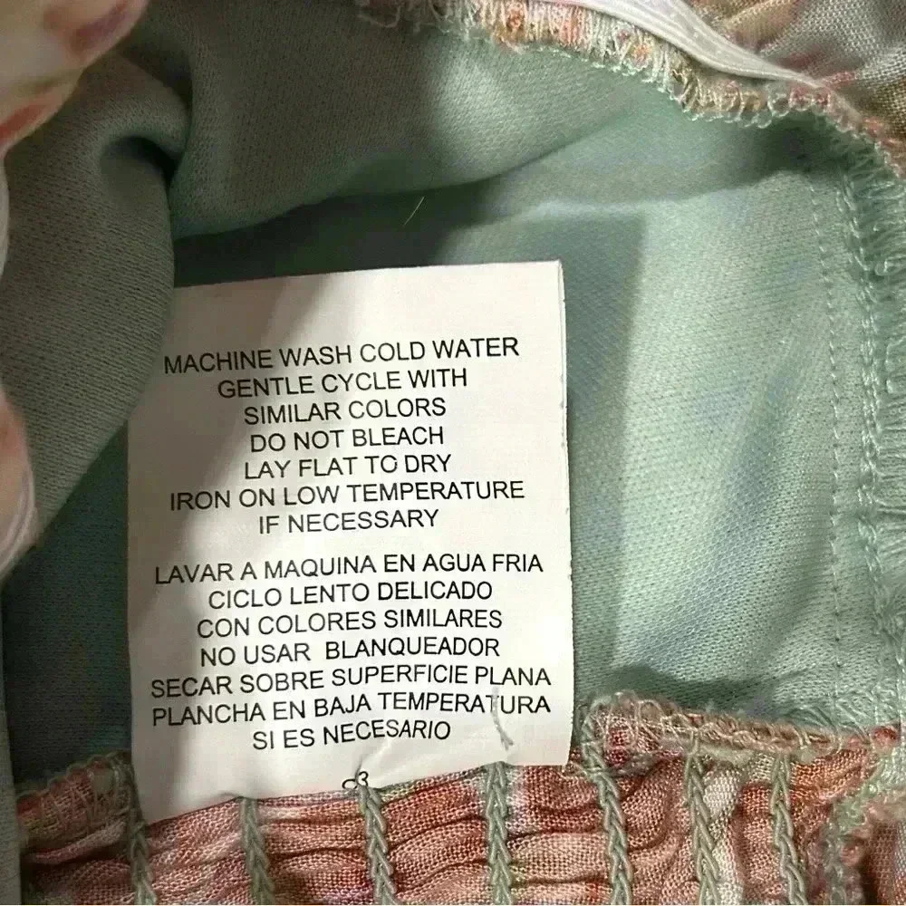 As U Wish Women’s Floral Sleeveless Button Tie-Front Mini Skater Dress Size M - Picture 5 of 9